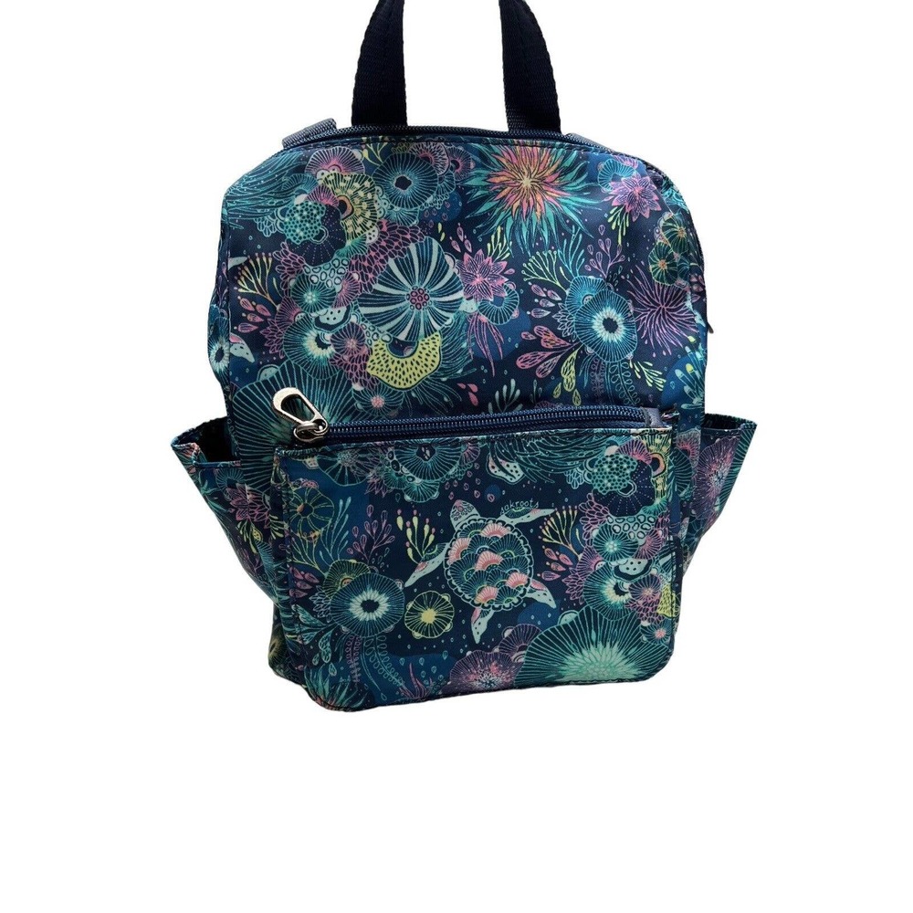 Sakroots Bohemian Floral Backpack in Navy